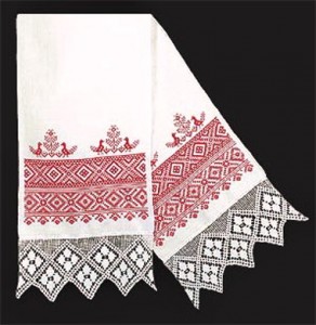 рушник, свадебное полотенце, обереговые символы славян